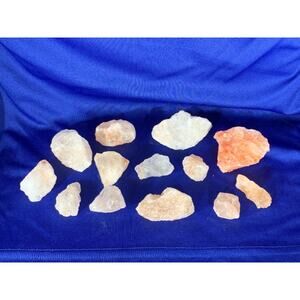 Collection of Halite Rock Salt Minerals